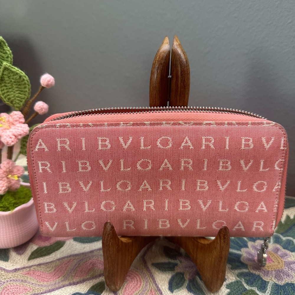 Bulgari Pink Wallet -AUTHENTIC